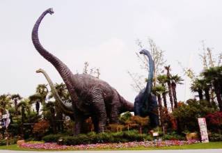 常州中华恐龙园（2次入园）4D过山龙 鲁布拉水世界梦幻庄园二日游