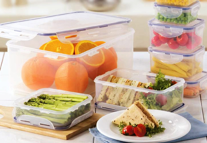 乐扣乐扣保鲜盒塑料微波炉饭盒长方形密封盒食品便当盒冰箱收纳盒